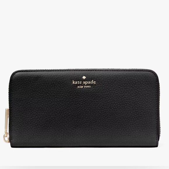 Kate Spade Lena Large Continental Wallet Black - Picture 1 of 8